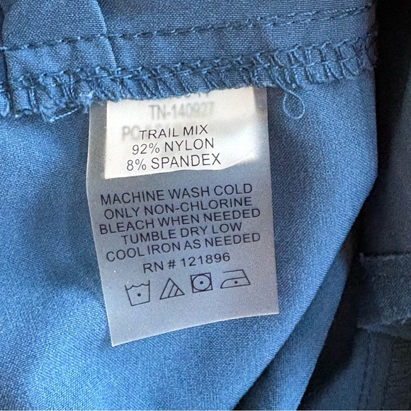 Title Nine Blue Trail Mix Sleeveless Zip Front Athletic Dress XS Outdoor Sports - Picture 7 of 7